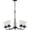 Progress Lighting Winslett Collection Black Five-Light Chandelier P400206-031 - alternate 2